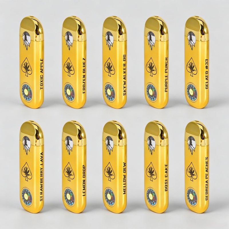 Ace Ultra Premium Gold V6 Empty Disposable Vape 1ml 2ml with 10 Pack Display Box
